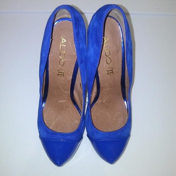 Aldo Shoes - Aldo Womens high heels royal blue size 9